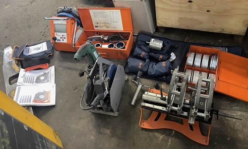 Elektroschweissmaschine Kunstoffschweißgerät RITMO Elektra 500 SET
